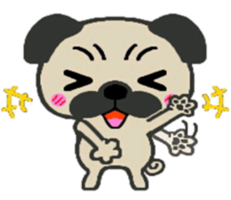 Yuru Pug sticker #6334853