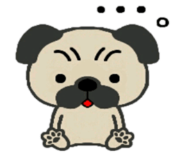 Yuru Pug sticker #6334863