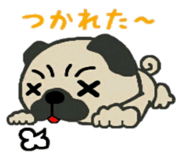 Yuru Pug sticker #6334873