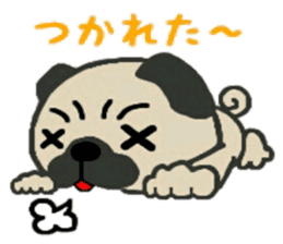 Yuru Pug sticker #6334873