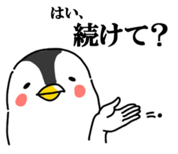 Cheeky penguin sticker #6335329