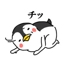Cheeky penguin sticker #6335339
