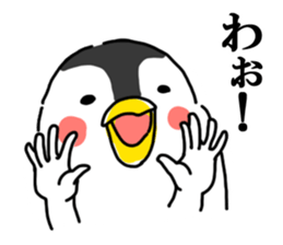 Cheeky penguin sticker #6335359