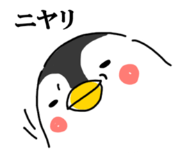 Cheeky penguin sticker #6335361