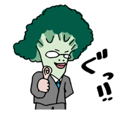 Broccoli Businessman sticker #6336258