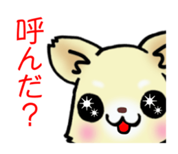 Cream-colored puppy! sticker #6337254