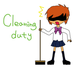 Casual school life sticker #6337495