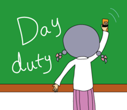 Casual school life sticker #6337506