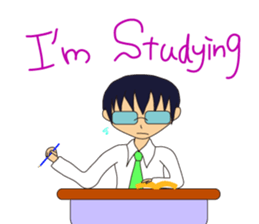 Casual school life sticker #6337522