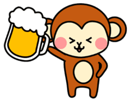 pretty monkey (English ver) sticker #6337574