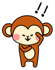 pretty monkey (English ver) sticker #6337579