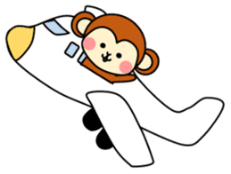 pretty monkey (English ver) sticker #6337584