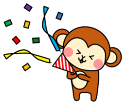 pretty monkey (English ver) sticker #6337595