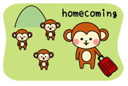 pretty monkey (English ver) sticker #6337596