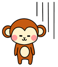 pretty monkey (English ver) sticker #6337600
