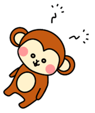 pretty monkey (English ver) sticker #6337602