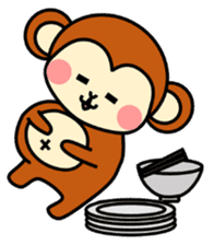 pretty monkey (English ver) sticker #6337605