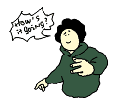 A Good Boy Lives In Hiphop sticker #6337958