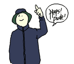 A Good Boy Lives In Hiphop sticker #6337959