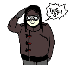 A Good Boy Lives In Hiphop sticker #6337961