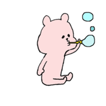 small pinkbear sticker #6337988