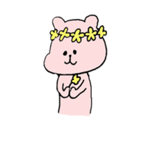 small pinkbear sticker #6337991