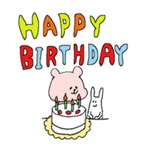 small pinkbear sticker #6338001