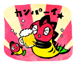 FolkToy Kaiju "KIBUNADON" sticker #6338055