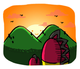 FolkToy Kaiju "KIBUNADON" sticker #6338086