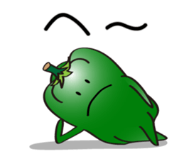 Cute Green Pepper sticker #6338511