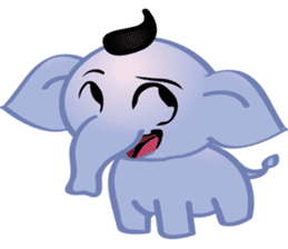 mini elephant sticker #6338648
