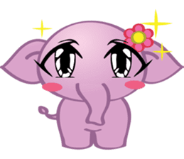 mini elephant sticker #6338653
