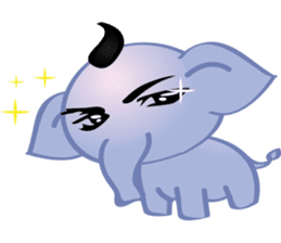 mini elephant sticker #6338656