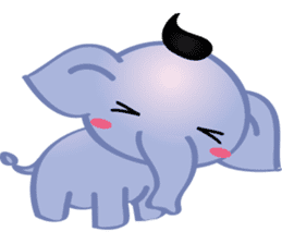 mini elephant sticker #6338659