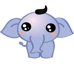 mini elephant sticker #6338664
