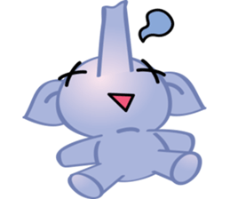 mini elephant sticker #6338674