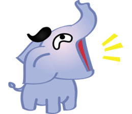 mini elephant sticker #6338677