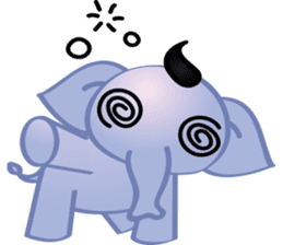 mini elephant sticker #6338678