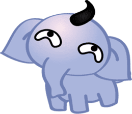 mini elephant sticker #6338682