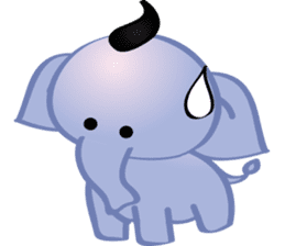 mini elephant sticker #6338684