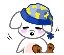 "Maru" of The White Dog sticker #6339120