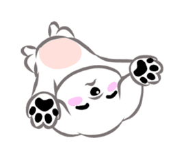 "Maru" of The White Dog sticker #6339125