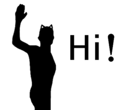 Mr.BLACK CAT for English sticker #6339848