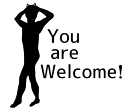 Mr.BLACK CAT for English sticker #6339849