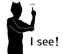 Mr.BLACK CAT for English sticker #6339851