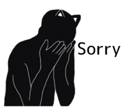 Mr.BLACK CAT for English sticker #6339854