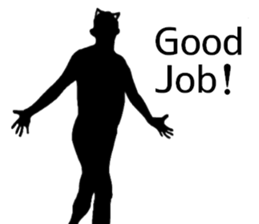 Mr.BLACK CAT for English sticker #6339857