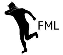 Mr.BLACK CAT for English sticker #6339859