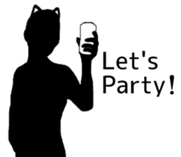 Mr.BLACK CAT for English sticker #6339862