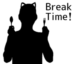 Mr.BLACK CAT for English sticker #6339864